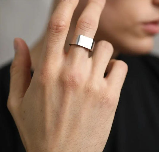Rectangle Signet Ring