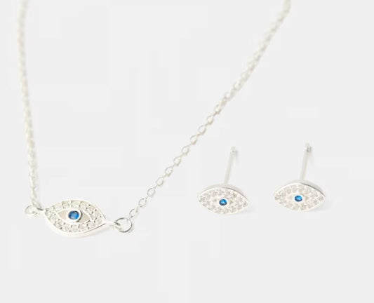 Egypt Eye Earrings and Bracelet Set