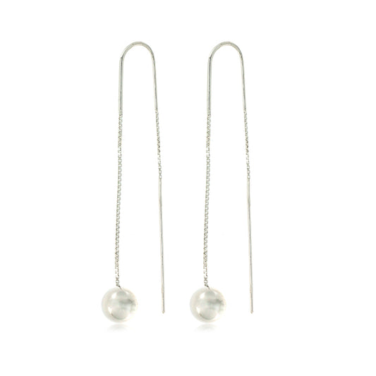 Ball Feature Thread Earrings | Iluka Jewellery