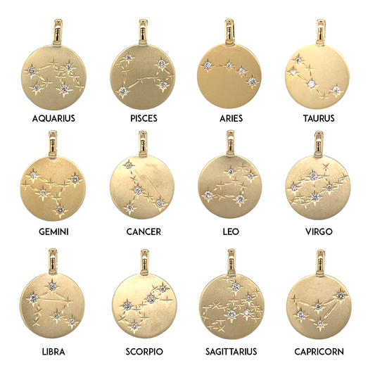 ZODIAC CONSTELLATIONS COLLECTION - Paddington Jeweller - Ojco