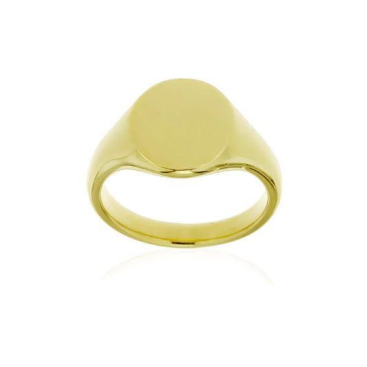 EDEN - Plain Round Ladies Signet Ring - Paddington Jeweller - OJ Co