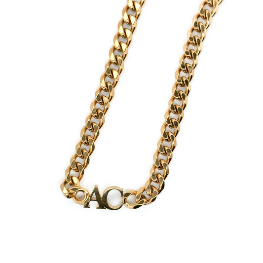 Gema Necklace with Initial