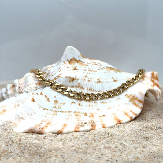 Round Cuban Curb Bracelet