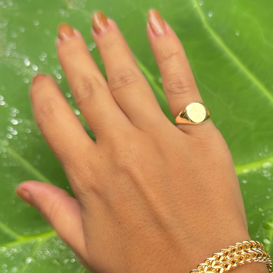 Melani Signet Ring 11x10MM