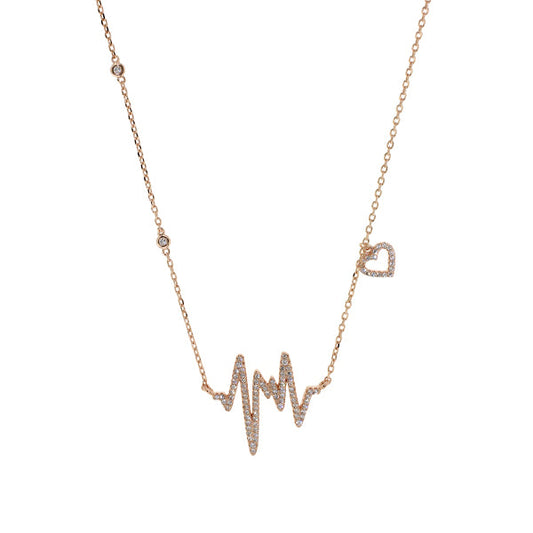 Heartbeat Silver Necklace | Iluka Jewellery
