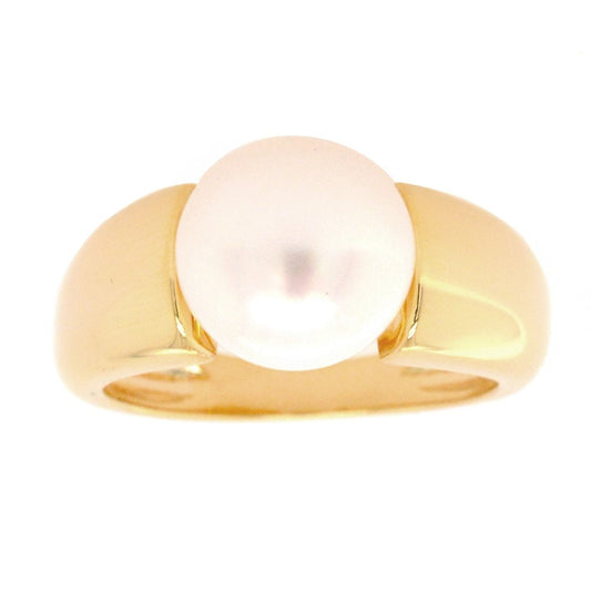 Sybella Freshwater Pearl Ring in Yellow Gold Plated Sterling Silver - Paddington Jeweller - OJ Co