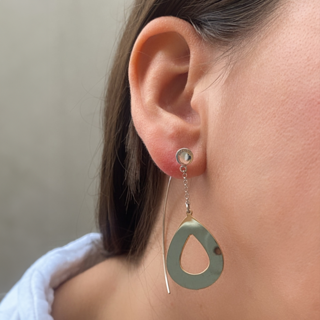 Tear Drop Hook Earrings