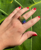 Swarovski Rainbow Bulging Ring