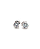 Cubic 6mm Bezel Set Stud Earrings 9kt Gold | Iluka Jewellery