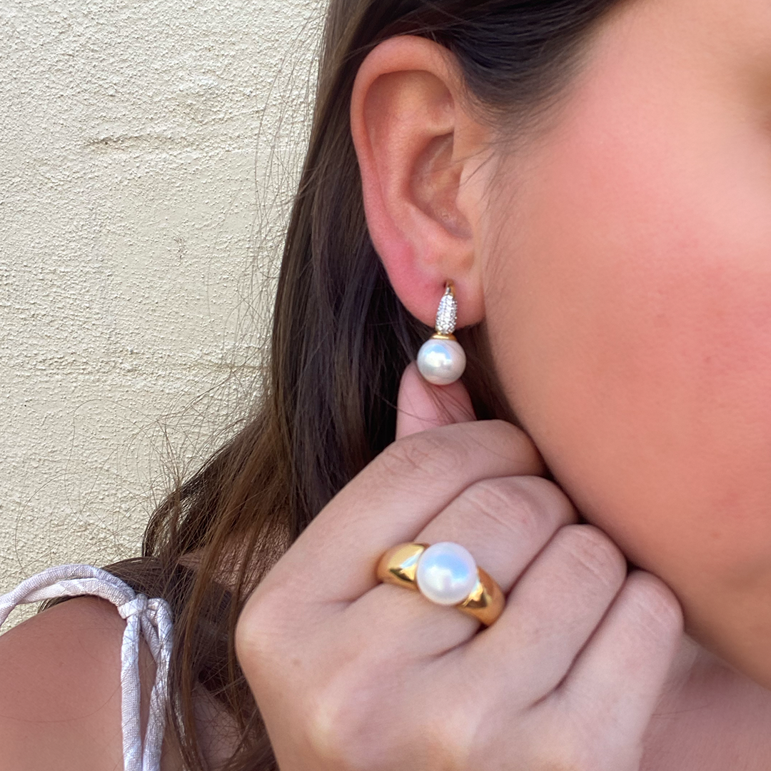 Sybella Mother of Pearl Earrings