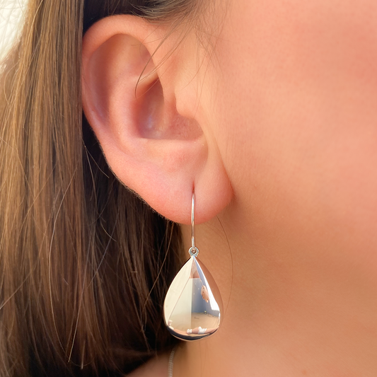 Shiny Tear shepherd Drop Earrings