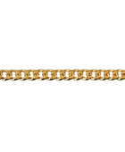 Bevelled Chain Diamond Cut Curb Chain 4.1mm Gold | Iluka Jewellery