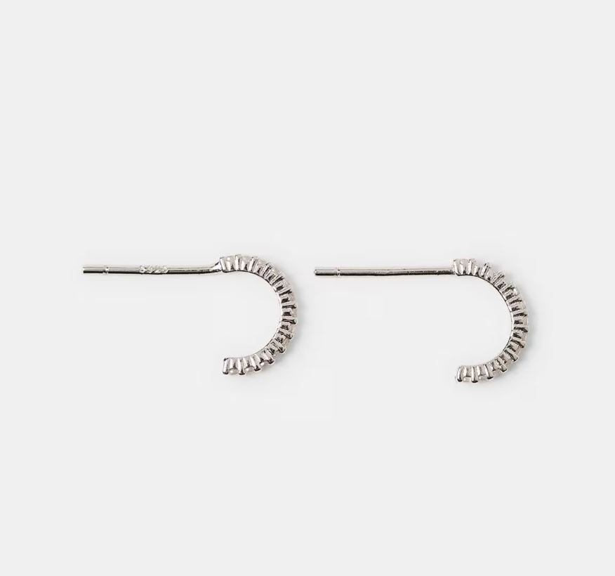 Sterling Silver Mini Hoop Earrings