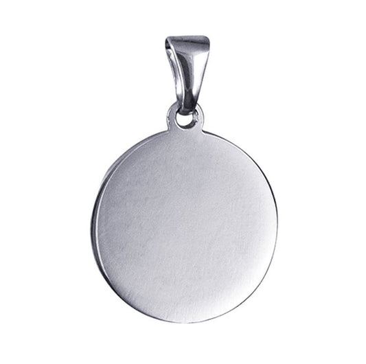 Round shaped Pendant For Engraving - 16mm