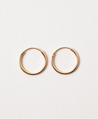 Hoops Gold Plated Sterling Silver