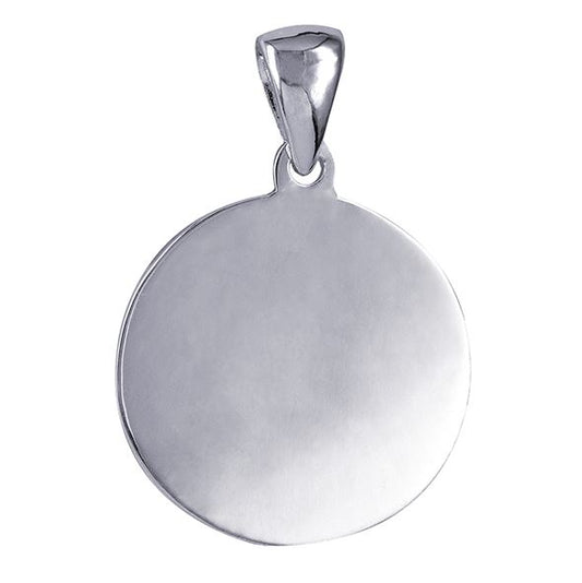 Round shaped Pendant For Engraving - 20mm