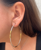 Shimmering Hoop Earrings