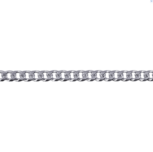 Bevelled Chain Diamond Cut Curb Chain 4.1mm Gold | Iluka Jewellery