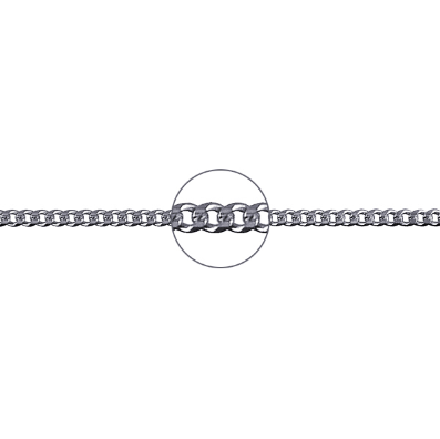 Bevelled Diamond Cut Curb Chain 2.1mm Gold | Iluka Jewellery