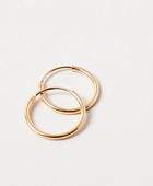 Hoops Gold Plated Sterling Silver