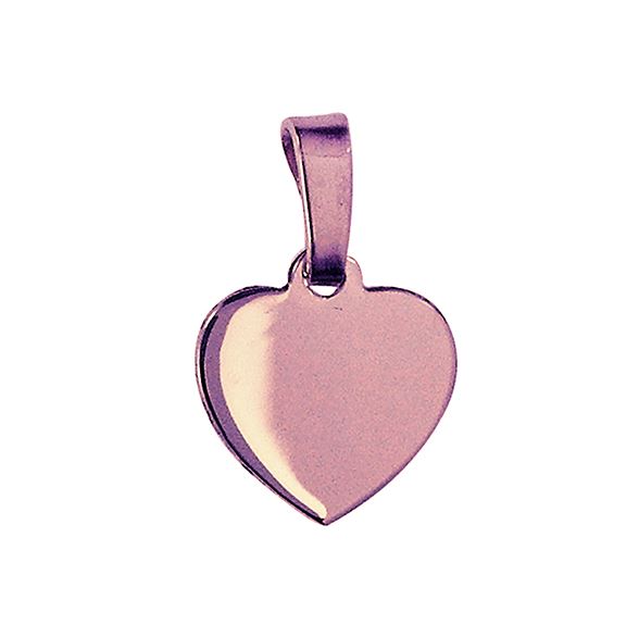 Heart-shaped Pendant For Engraving - 10mm