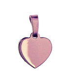 Heart-shaped Pendant For Engraving - 10mm