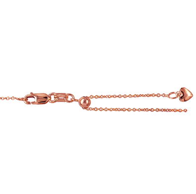 Italian 1.10mm Cable Slider Gold Chain| Iluka Jewellery