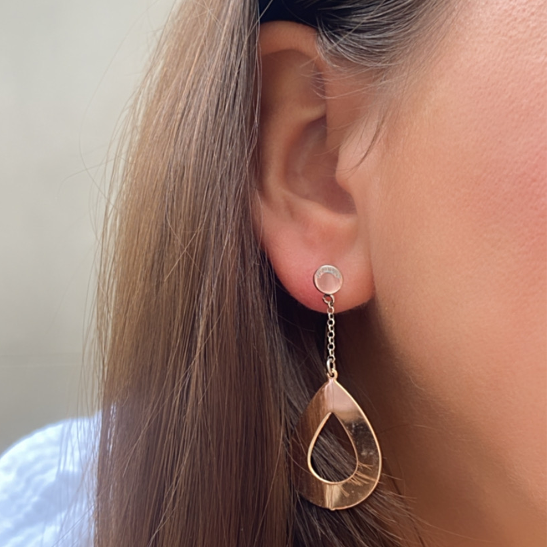 Tear Drop Hook Earrings