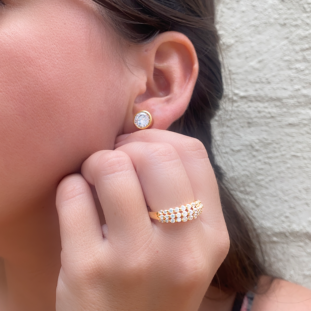 Martina Bezel Studs