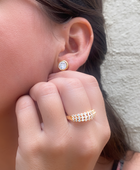 Martina Bezel Studs