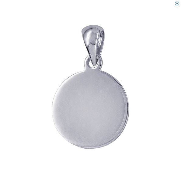 Round shaped Pendant For Engraving - 12mm