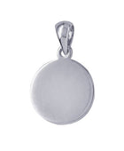 Round shaped Pendant For Engraving - 12mm