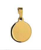 Round shaped Pendant For Engraving - 12mm