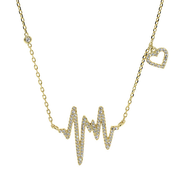 Heartbeat Silver Necklace | Iluka Jewellery