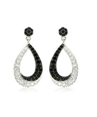 Lunar Drop Cubic Silver Earrings | Iluka Jewellery