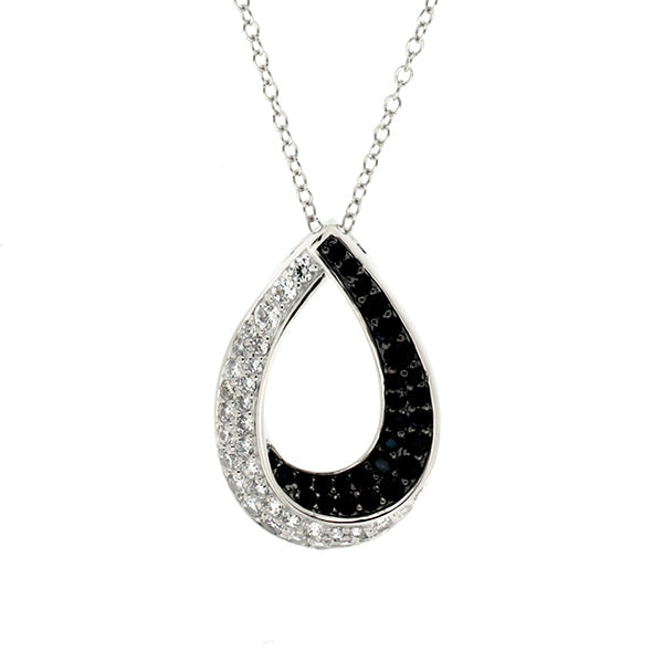 Lunar Cubic Silver Pendant | Iluka Jewellery