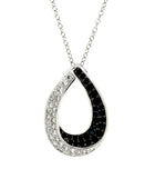 Lunar Cubic Silver Pendant | Iluka Jewellery