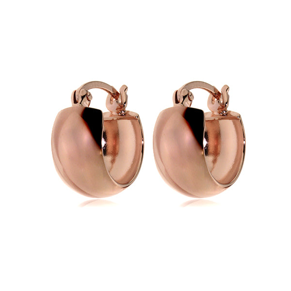 Elen Rose Gold Hoops | Iluka Jewellery