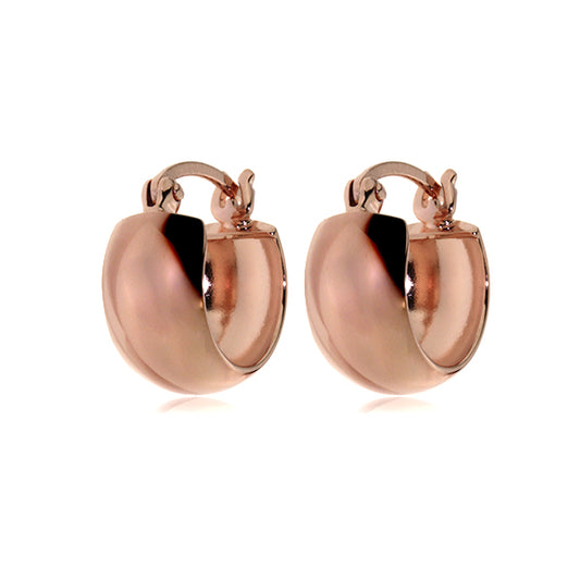 Elen Rose Gold Hoops | Iluka Jewellery