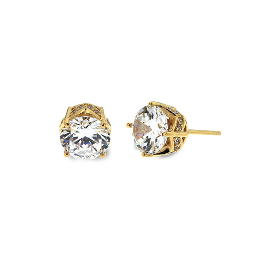 Cubic Zirconia Claw Silver Set Stud | Iluka Jewellery