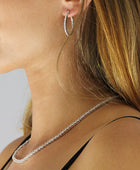 3ct Hoops Day & Night Sterling silver | Iluka Jewellery