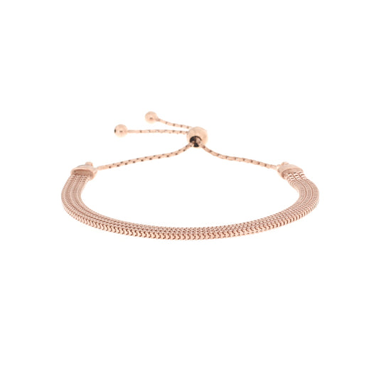 3 Row Bracelet - Rose Gold Sterling Siver | Iluka Jewellery