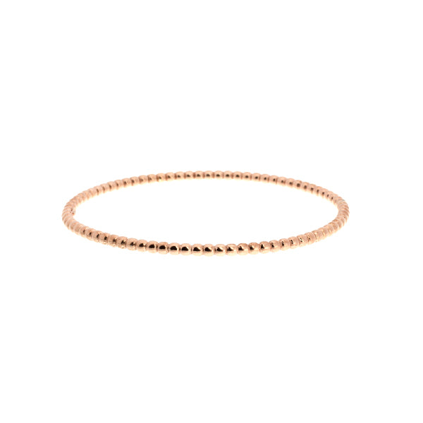 Italian Beaded Bangle Gold Plated | Iluka Jewellery