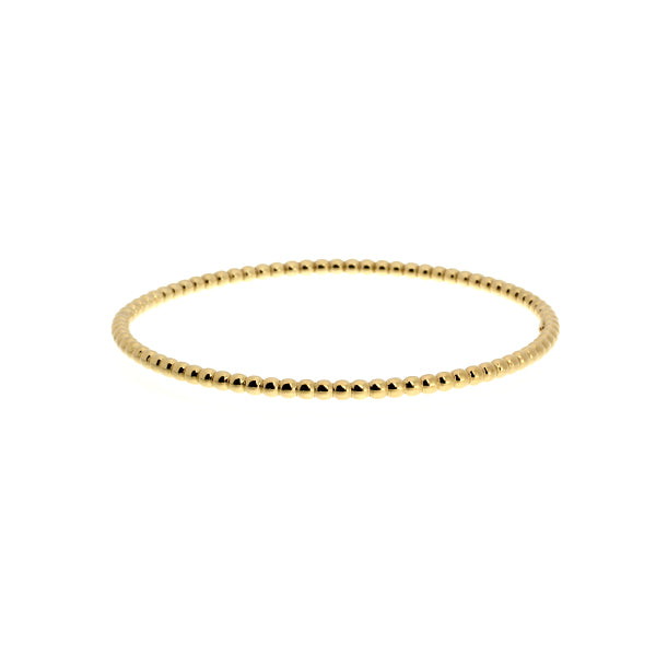 Italian Beaded Bangle Gold Plated | Iluka Jewellery