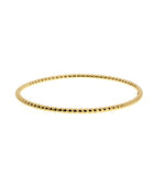 Italian Beaded Bangle Gold Plated | Iluka Jewellery