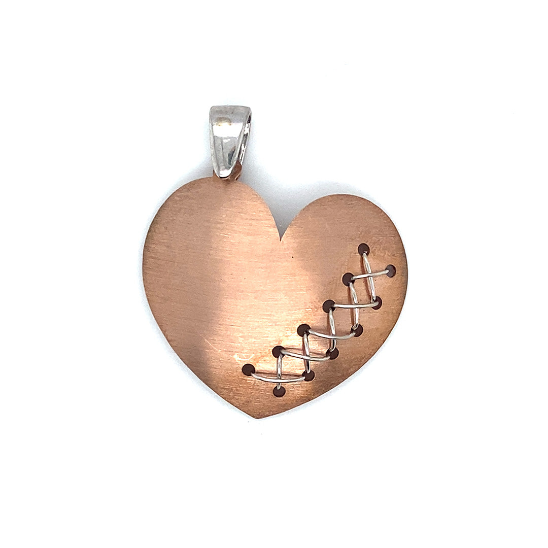 Heart Rose Silver Pendant | Iluka Jewellery