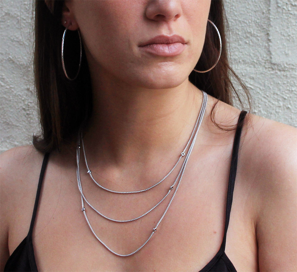 Layered Cubic Zirconia Necklace | Iluka Jewellery