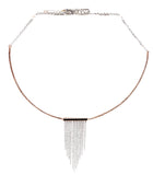 Geometric Tassel Bar Necklace