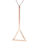 Fabroso Triangular Geometric Pendant & Chain | Iluka Jewellery