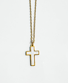 Mother of Pearl Cross Necklace